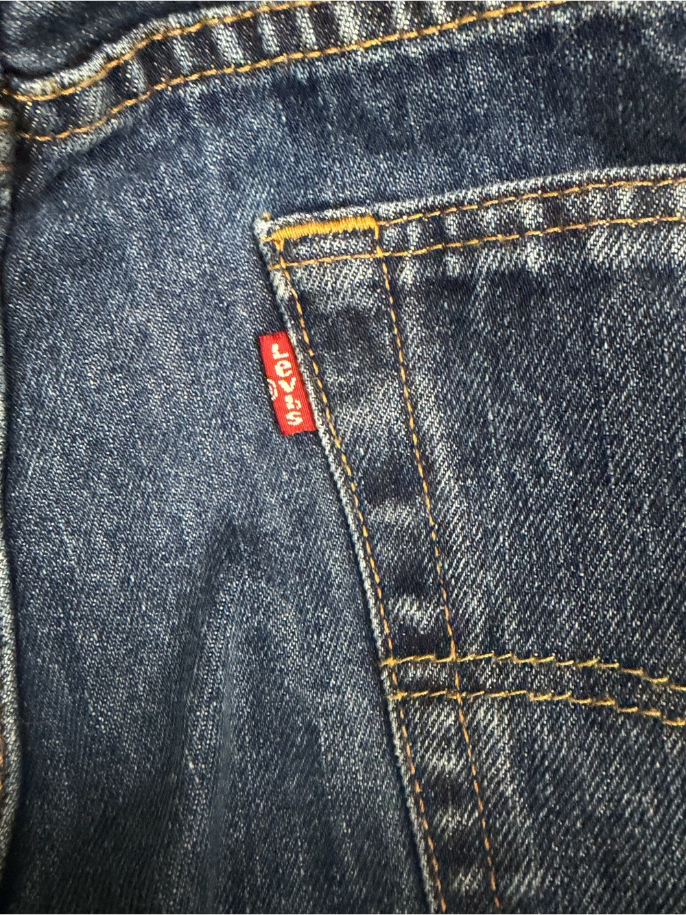 Levi's 501 Button Fly Blue Straight-Leg Men’s Jeans 36X34 Medium Wash - Picture 9 of 11